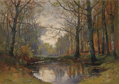 Autumn Forest Landscape by Karl Vikas